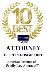 2017-2021 American Institute’s 10 Best Family Law Attorney Badge