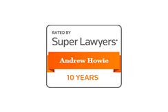 Andrew Howie's Super Lawyers Rating